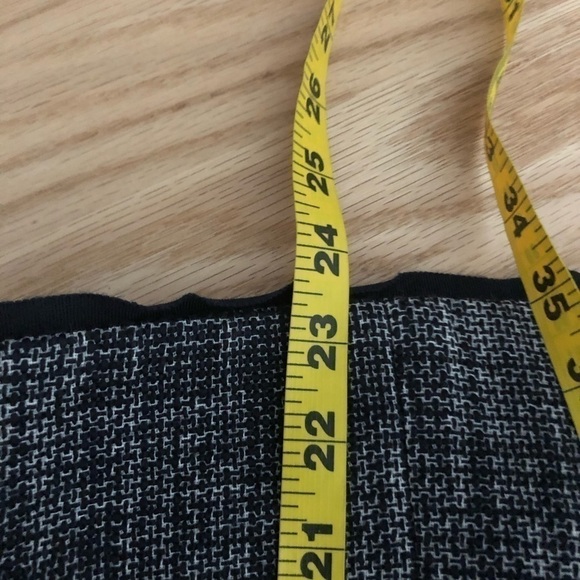 Talbots Woven Blue Ribbon Trim Jacket Sz 8 - Picture 7 of 8